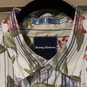 Tommy Bahama Floral Stripe Shirt